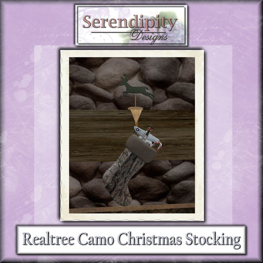 Serendipity Designs - Christmas Stocking -  Realtree Camo