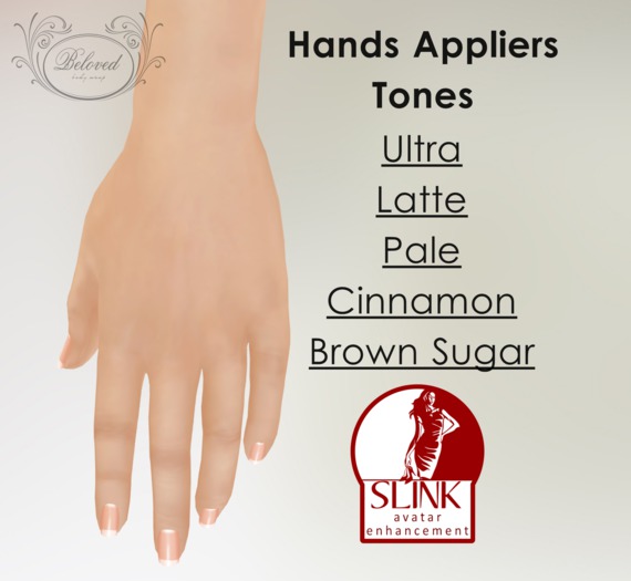 BELOVED Hands  - Slink Appliers