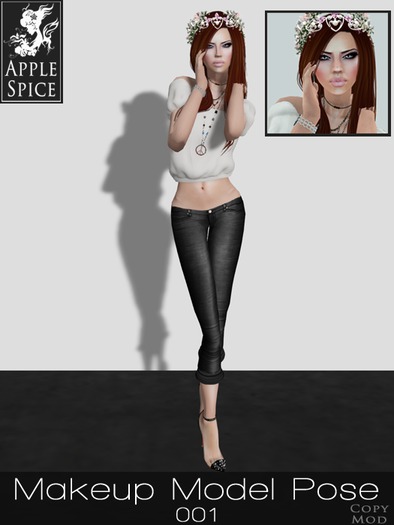 Apple Spice - Makeup Model Pose 001