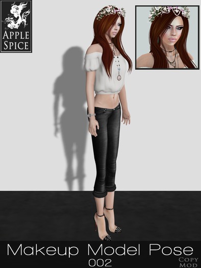 Apple Spice - Makeup Model Pose 002