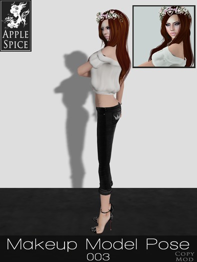 Apple Spice - Makeup Model Pose 003