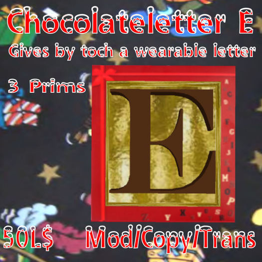 Chocoladeletter E (MN)(Box)