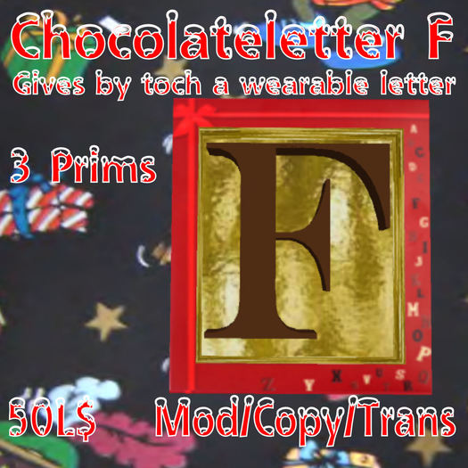 Chocoladeletter F (MN)(Box)