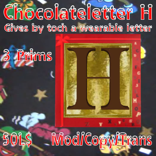 Chocoladeletter H (MN)(Box)