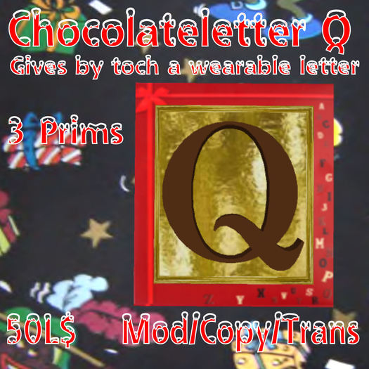Chocoladeletter Q (MN)(Box)