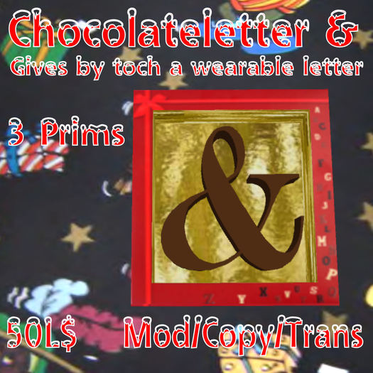 Chocoladeletter & (MN)(Box)