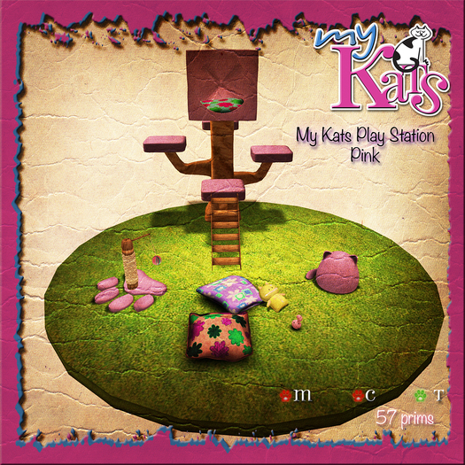 My Kats play Station (Pink)Box