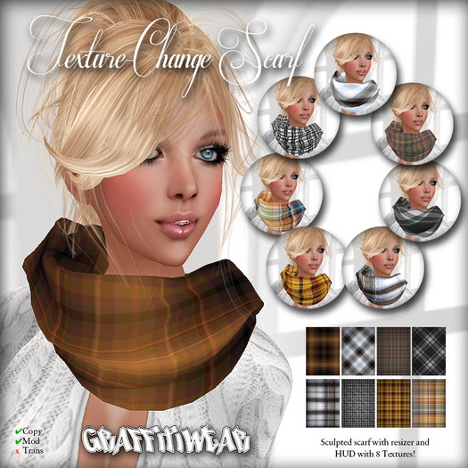 Graffitiwear Texture Change Scarf