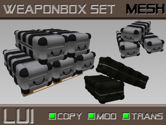 weaponbox Set [Mesh]