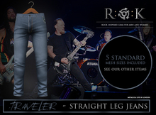R:O:K: STORE TRAVELER JEAN BLUE*