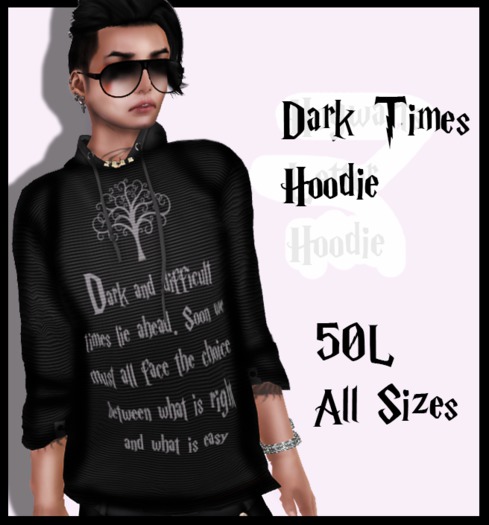 Dark Times Hoodie-C.H.P