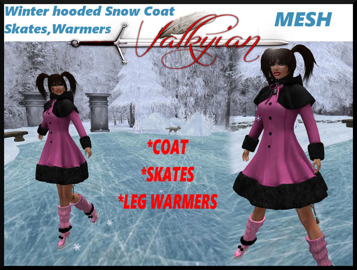 ~Valkyrian~Heavy Wool Fur Coat ( White   )