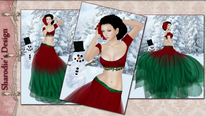 ~*~Shar's Gowns~*~.Raidha Christmas