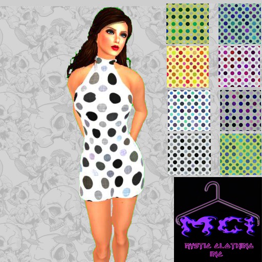 Mystic Retro Spotted Dress