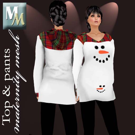 Maternity Love was in the ait mesh top w /leggins