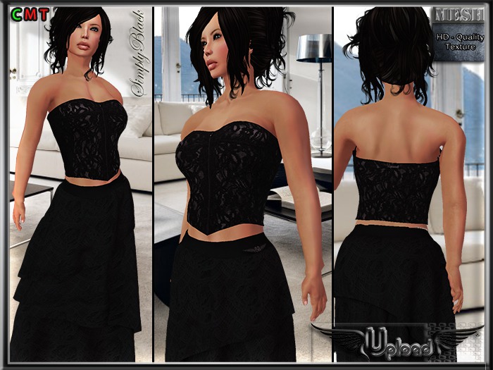 '\\Upload//' - SimplyBlack MESH Outfit DEMO