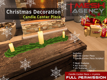Candle Center Piece Decoration - FULL PERM 