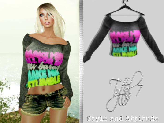 =T7=Sweater Barely HM--