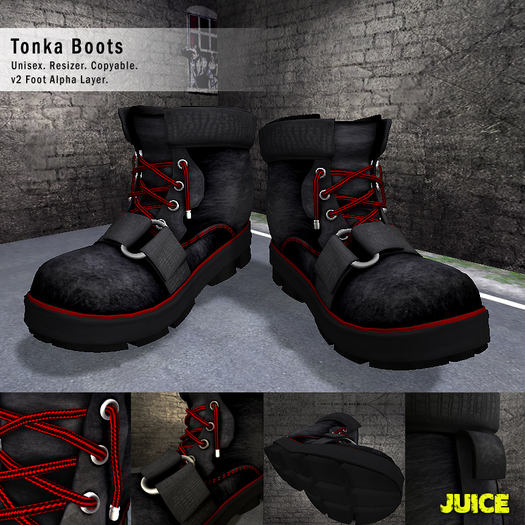 Juice .:. Tonka Boots : Black