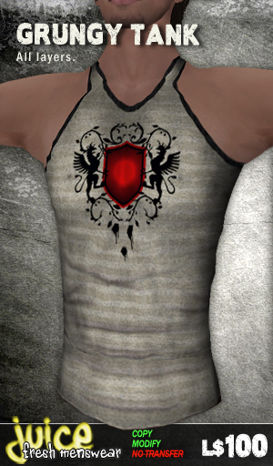 Juice : Grunge Tank Red Crest