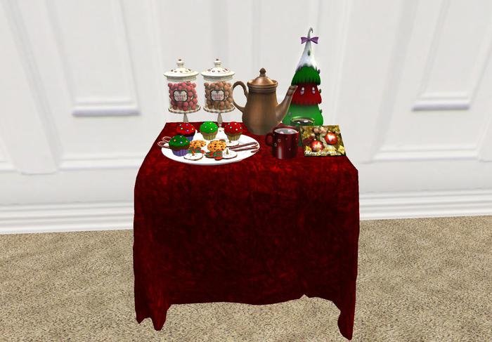 **Q** Xmas Welcoming Table Green (Gives Items) Boxed