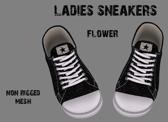 Mesh Ladies Sneakers  FLower