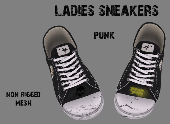 Mesh Ladies Sneakers Punk