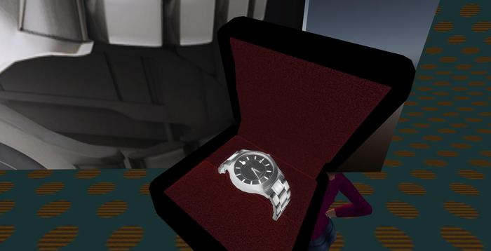 Men's Mesh Watch silver (Boxed)