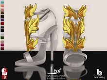 *PROMO*Bens Boutique - Leaf High Heels Allcolors (gold) - Slink High