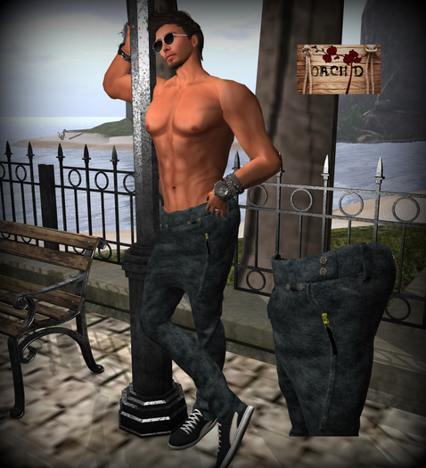 MEN_Jeans Ray Dark Grey