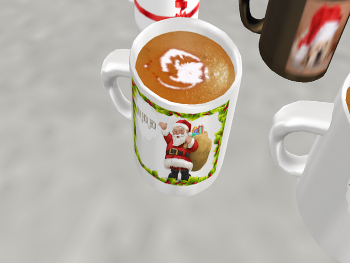 Trimmed Santa Tomato Soup Giver