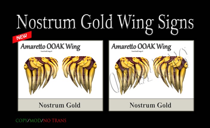 NOSTRUM GOLD WING SIGNS & OFFSPRING