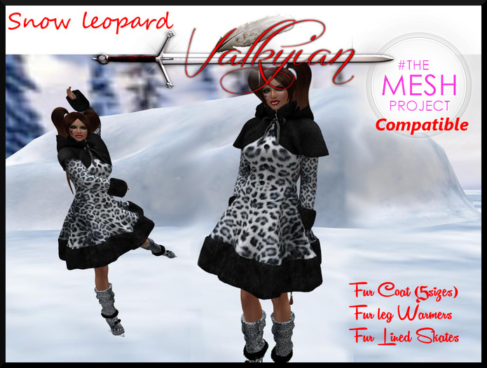 ~Valkyrian~Heavy Wool Fur Coat ( White   )