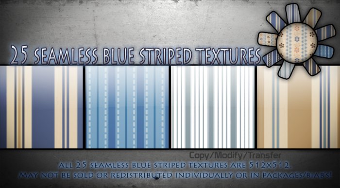 25 Blue Theme Stripe Textures