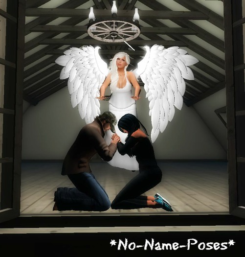 *No-Name-Poses* Angel Praying Together
