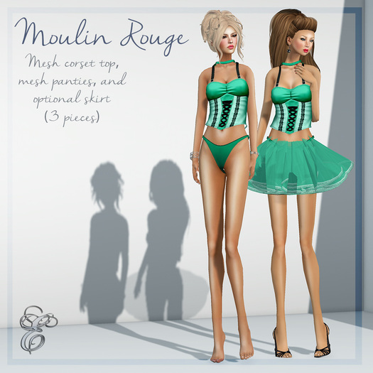 Entice - Moulin Rouge Lingerie - Mint