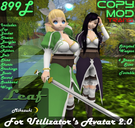 [Mika] Leaf Complete Outfit