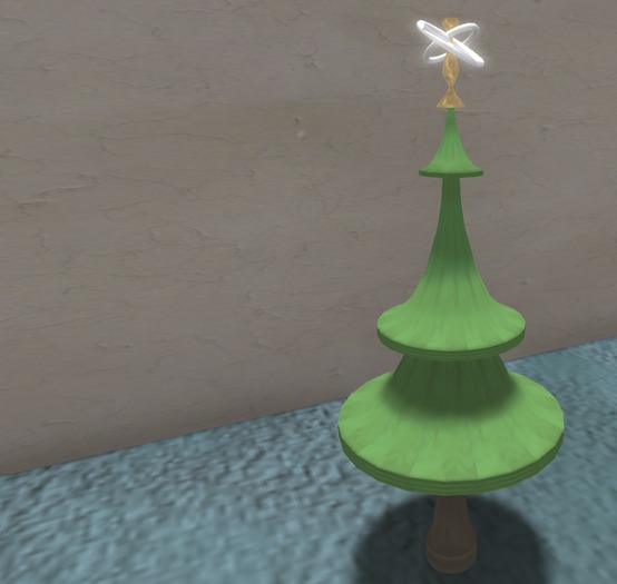 DollHouse Christmas Tree -- Satin Glow