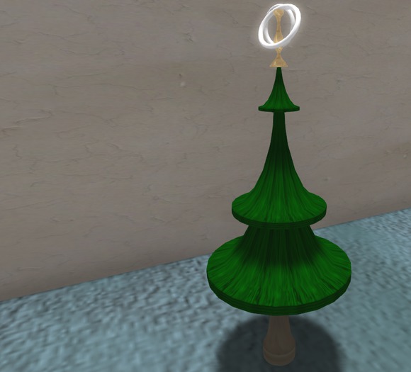 DollHouse Christmas Tree -- Flame Glow
