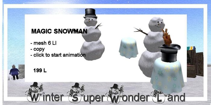 magic snowman