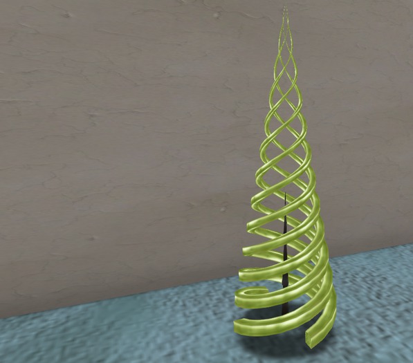SteelSkiez Christmas Tree -- Lime Green