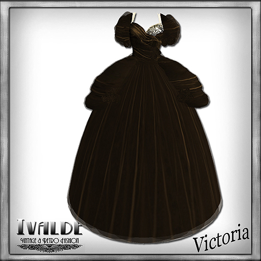 ~Ivalde~Victoria brown gown
