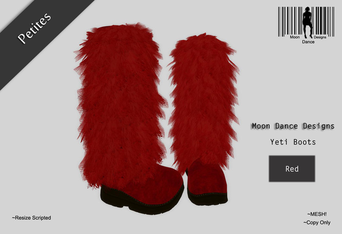 .:MDD:. Yeti Boot-Red *PETITES*