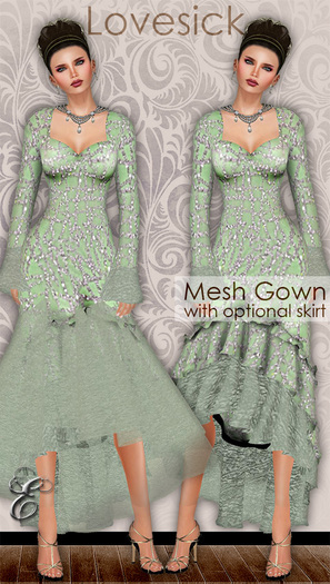 E Eleanor Dress 2 w Texture Change HUD