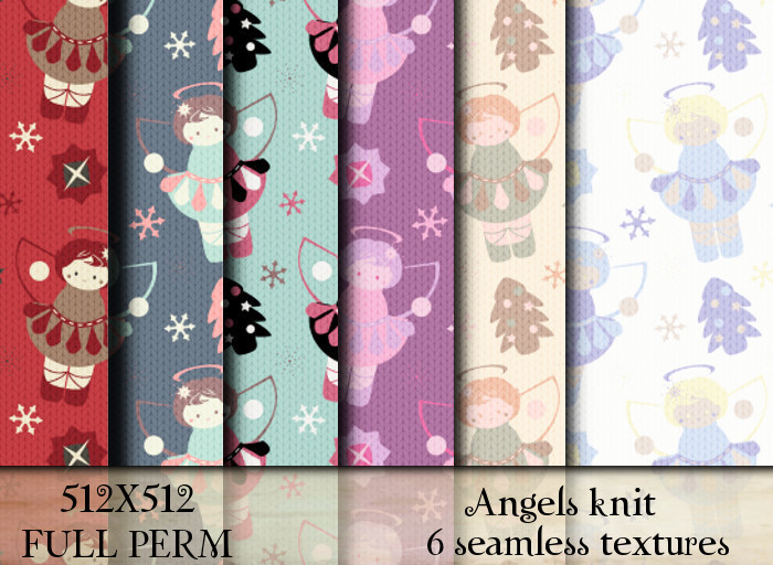 angels knit textures