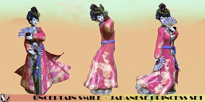 UNCERTAIN SMILE JAPANESE PRINCESS