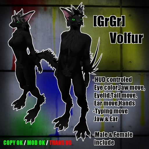 [GrGr]Volfur(Black)