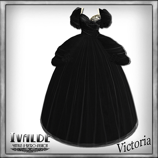 ~Ivalde~Victoria black gown