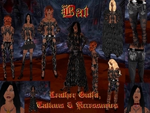 Bat Leather Lace Outfit w/accessories