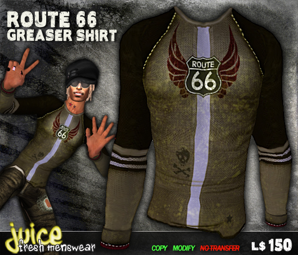Route 66 Greaser Shirt